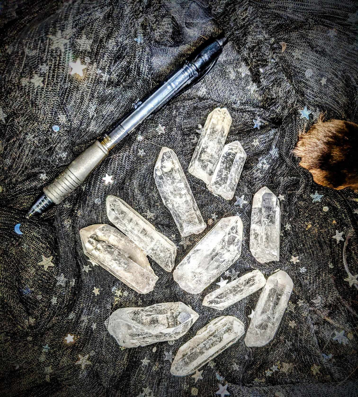 13-piece Brazilian Quartz Points Set