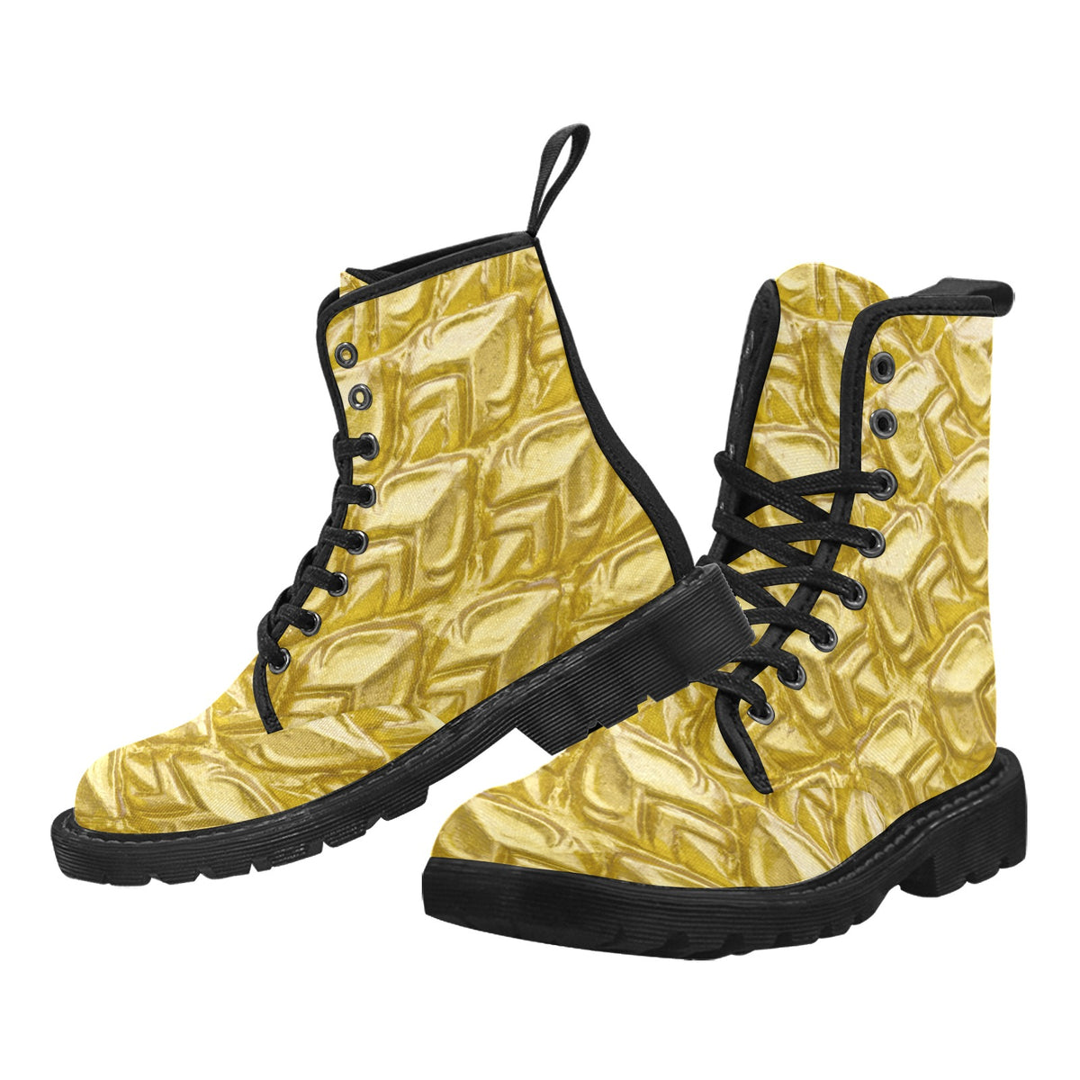 Women's Lace Up Gold 2 Boots