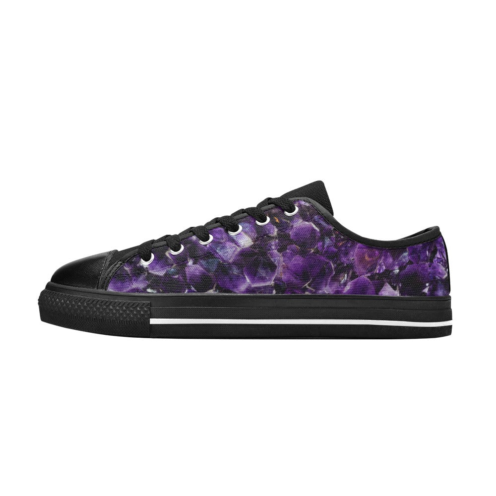 Low Top Canvas Women's Shoes - Amethyst