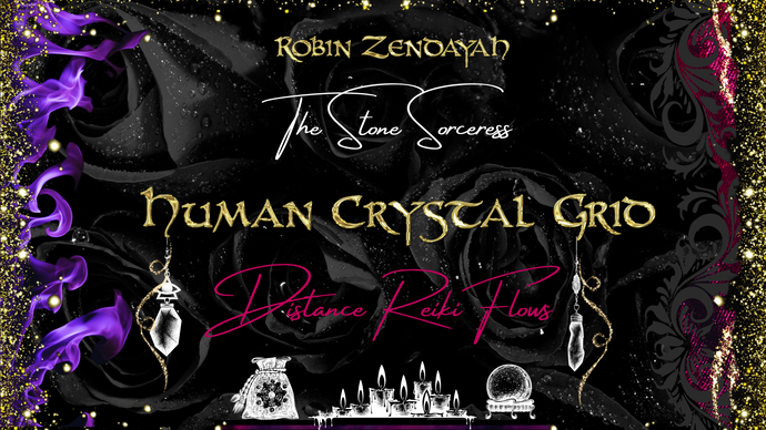 The Stone Sorceress Flow - Human Crystal Grid Distance Reiki - Yearly Subscription - payment plan