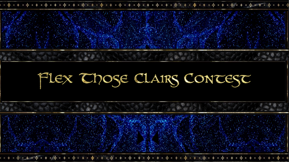 Grimoire Pages of the Month Mystery Drawer #13 Flex Those Clairs Contest Entry