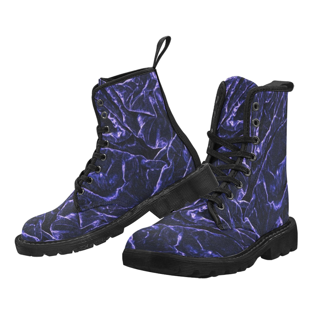 Women's Lace Up Velvet 2 Boots