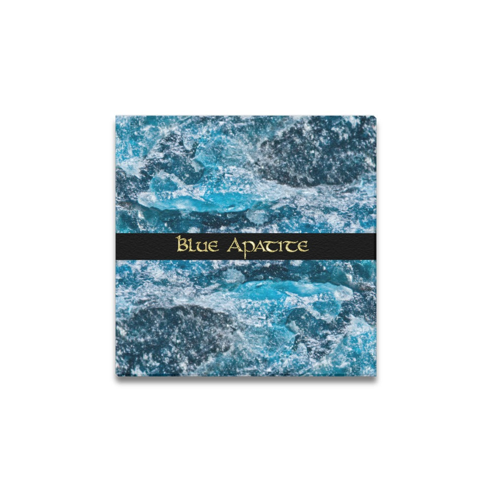 Blue Apatite Canvas Print 12"x12"