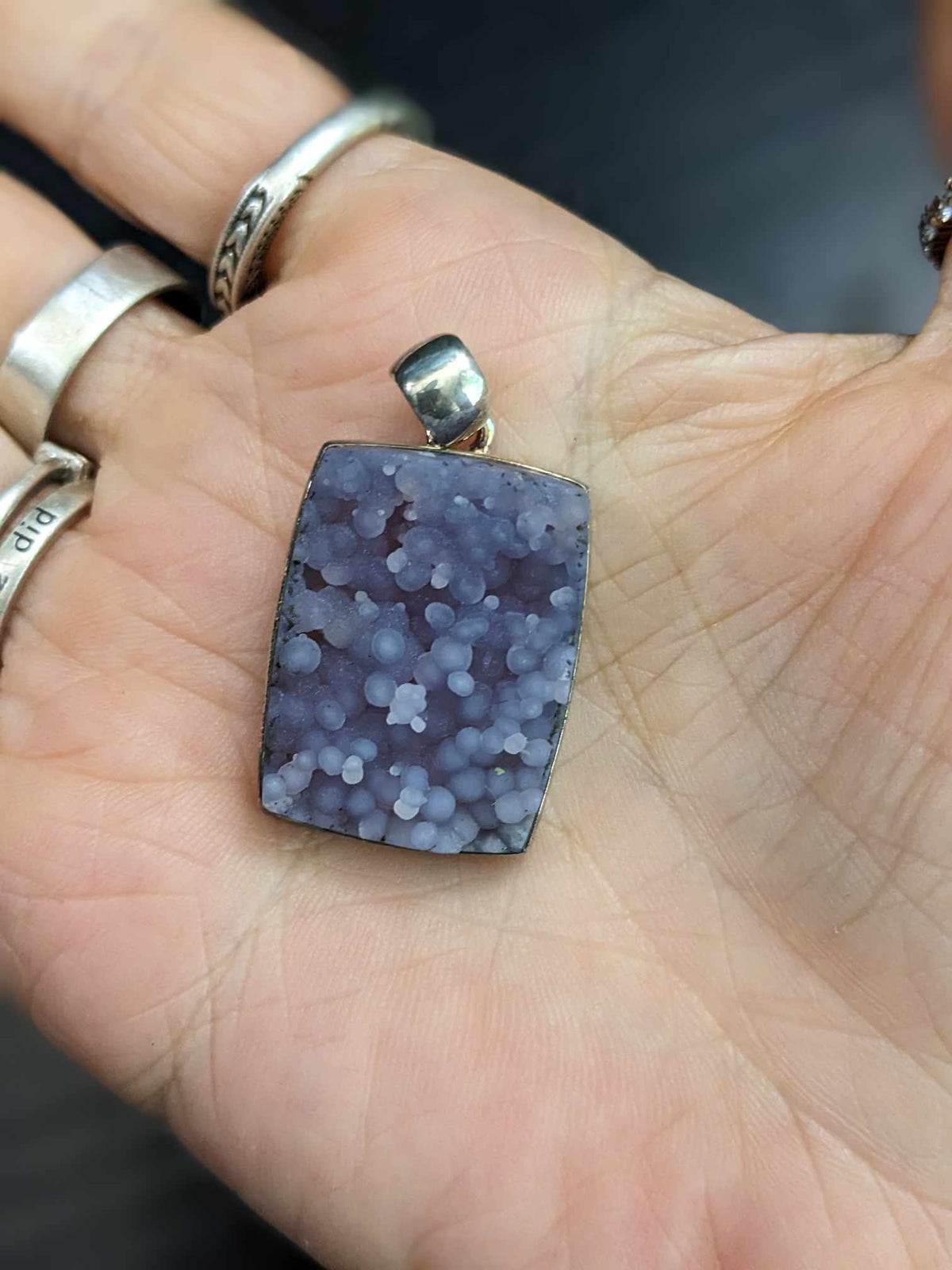 Sterling Silver Grape Agate Pendant Offerings