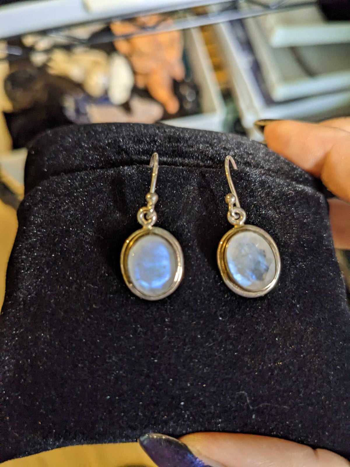 Rainbow Moonstone Earrings Offerings