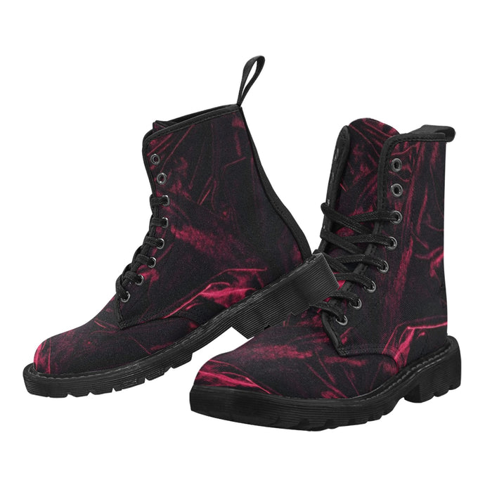 Women's Lace Up Velvet 1 Boots