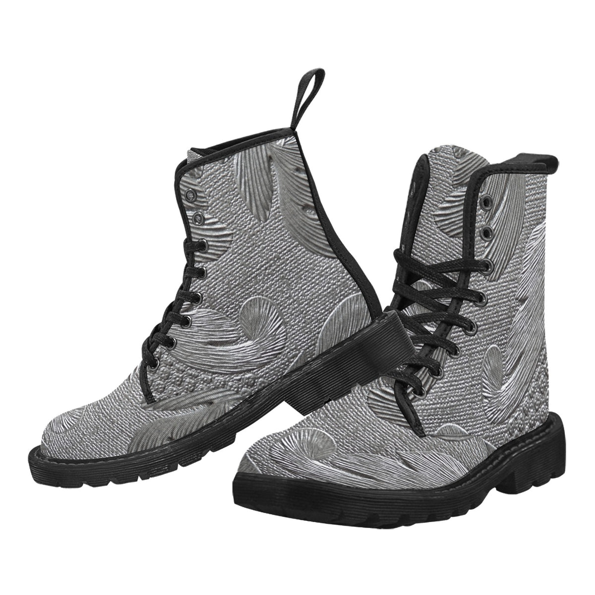 Women's Lace Up Silver 1 Boots