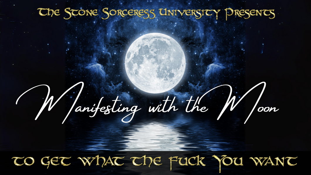 Manifesting with the Moon Course + The Stone Sorceres Moon Magic Master Set