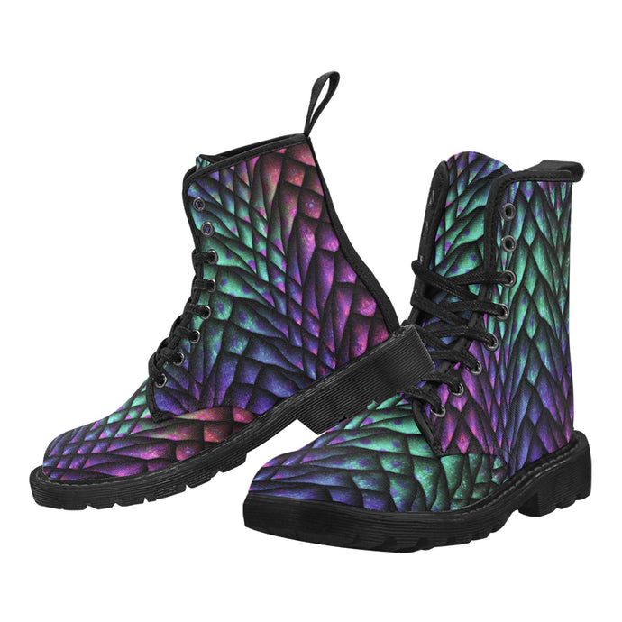 Women's Lace Up Dragon Scales 2 Boots