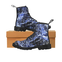 Women's Lace Up Canvas Boots - Sodalite