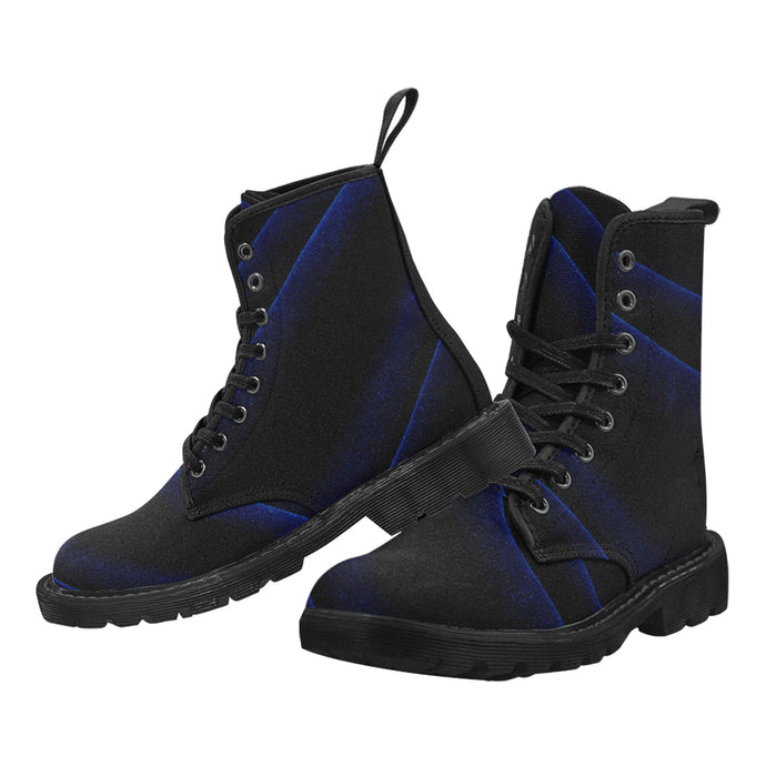 Women's Lace Up Canvas Velvet 4 Boots