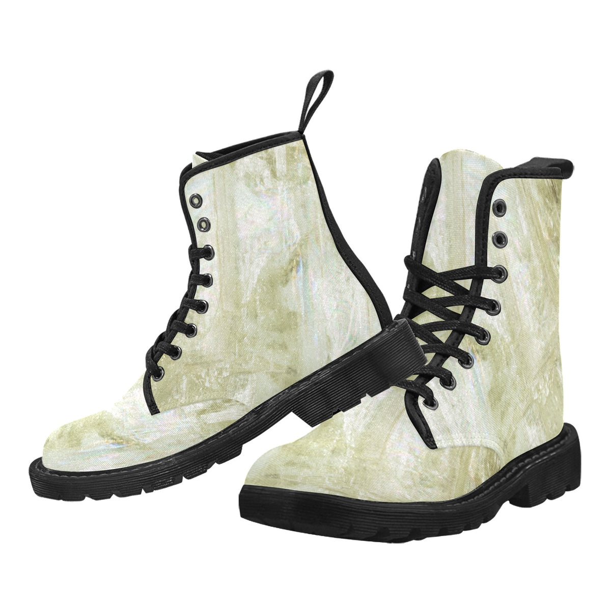 Women's Lace Up Boots - Hiddenite (Green Kunzite)