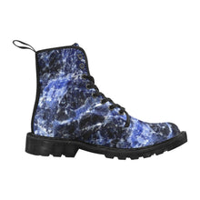 Women's Lace Up Canvas Boots - Sodalite