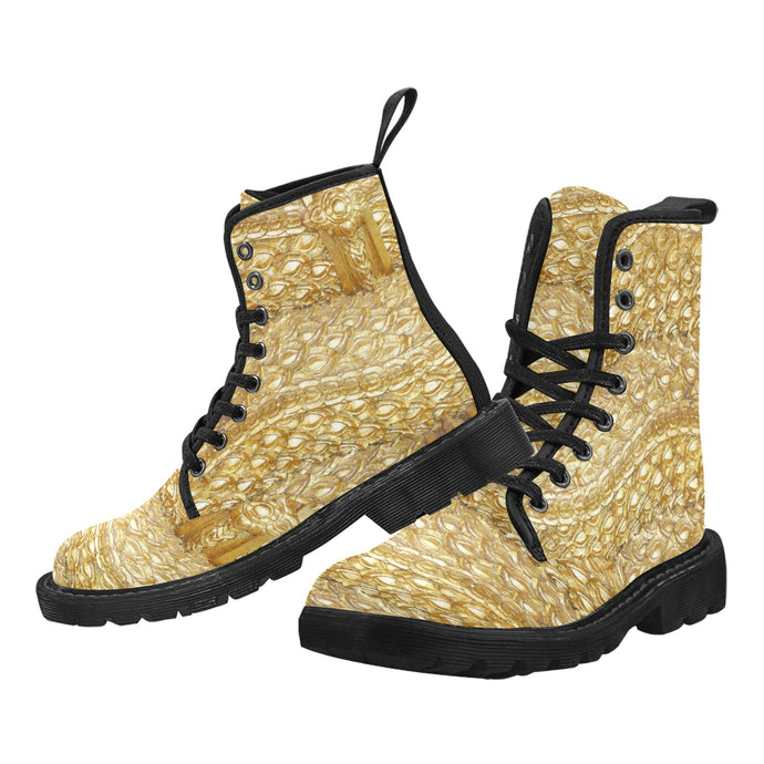 Women's Lace Up Gold 1 Boots