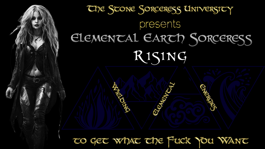 Earth Elemental Sorceress Rising - course only