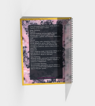 Rhodonite Journal with White Lettering with Polymer Cover