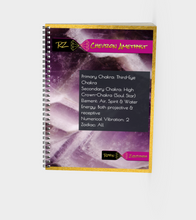 Chevron Amethyst Journal with White Lettering without Polymer Cover
