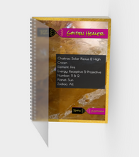 Golden Healer Journal with White Lettering with Polymer Cover