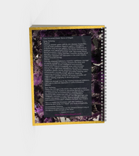 Black Amethyst Journal with White Lettering without Polymer Cover