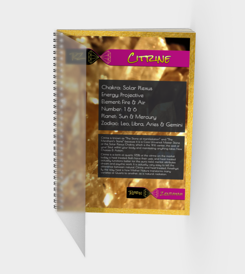 Citrine Journal with Polymer Cover