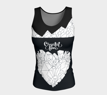 Robin Zendayah Fitted Tank - Crystal Love Black & White 1