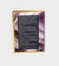 Chevron Amethyst Journal with White Lettering without Polymer Cover