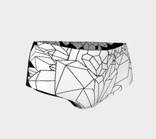 Robin Zendayah Body Alchemy Mini Shorts - Crystal Love Black & White Two