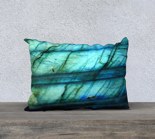 Robin Zendayah Environmental Alchemy Pillow Case -  Labradorite